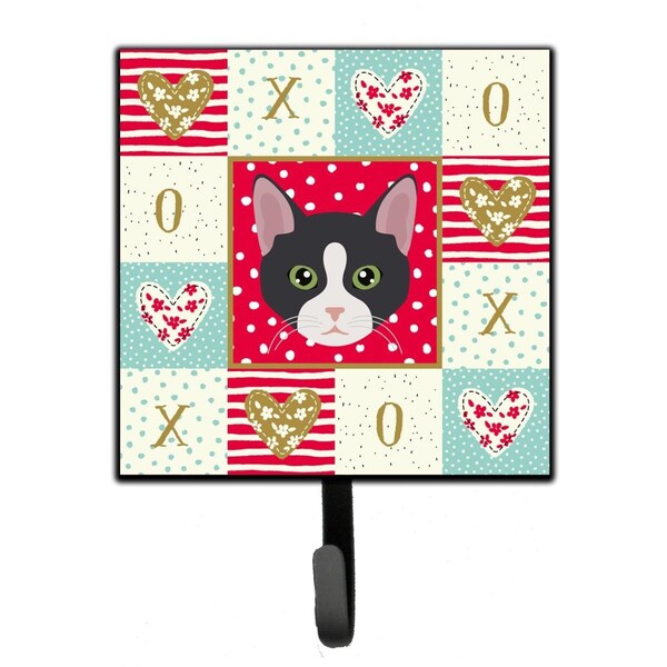Carolines Treasures 4.25 x 1 x 7 in. American Polydactyl Cat Love Leash or Key Holder CK5081SH4 - main
